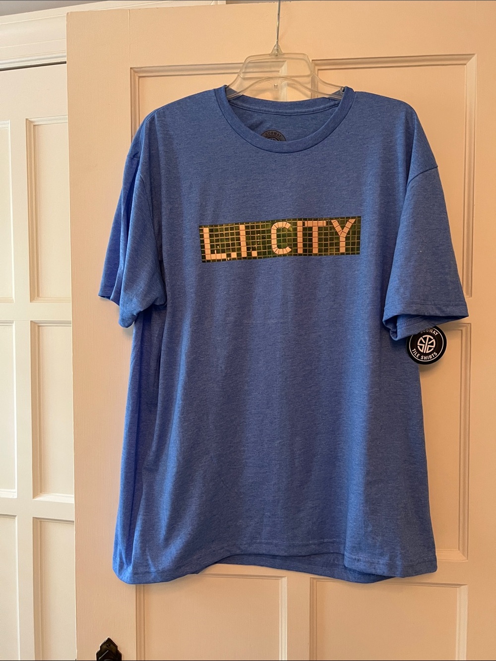 Blue L.I. City Subway Tile Tee - Men